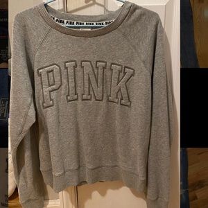 Pink name brand pullover